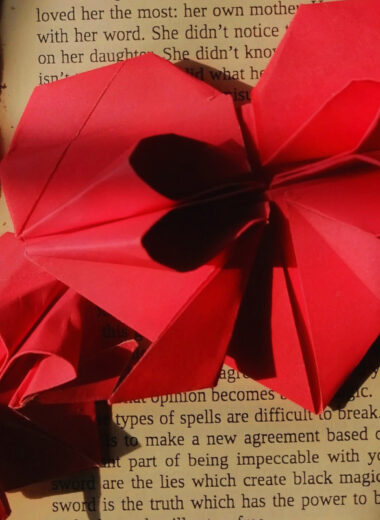 How to Make an Origami Heart with a Bow