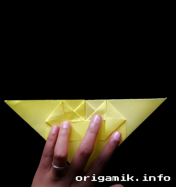 Origami Corner Bookmark Step 8 b