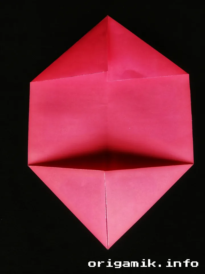 Origami Double Heart Step 2 d