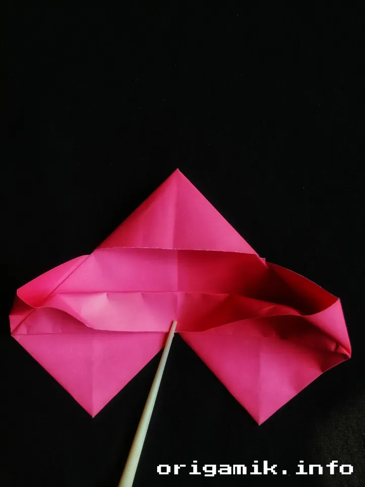 Origami Double Heart Step 5 a