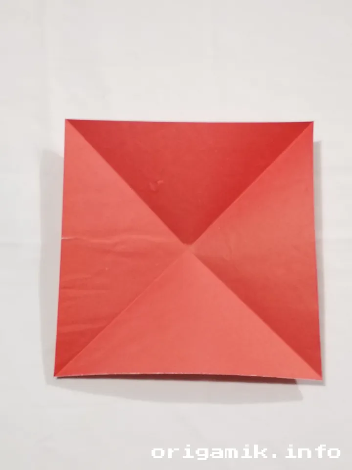 Origami ballon step 2 d