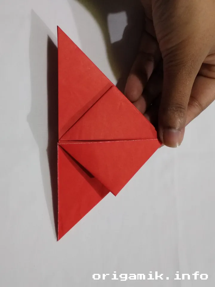 Origami ballon step 4 d