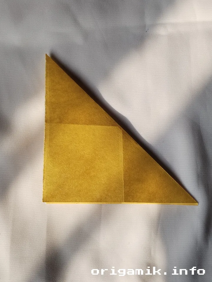 Origami button step 3 a