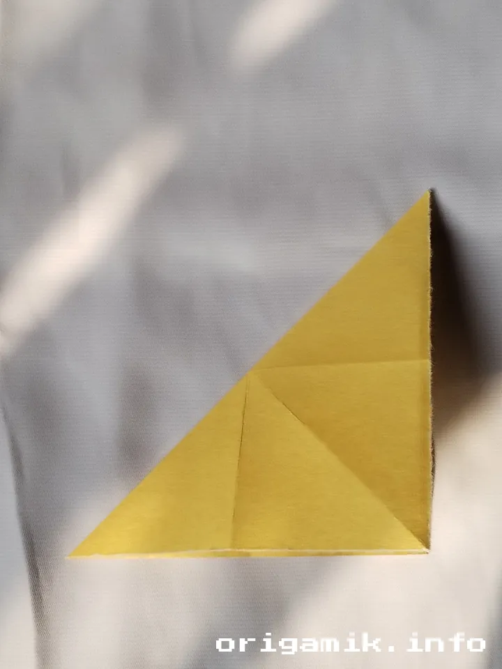 Origami button step 3 b