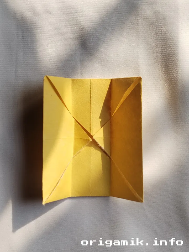 Origami button step 4 c