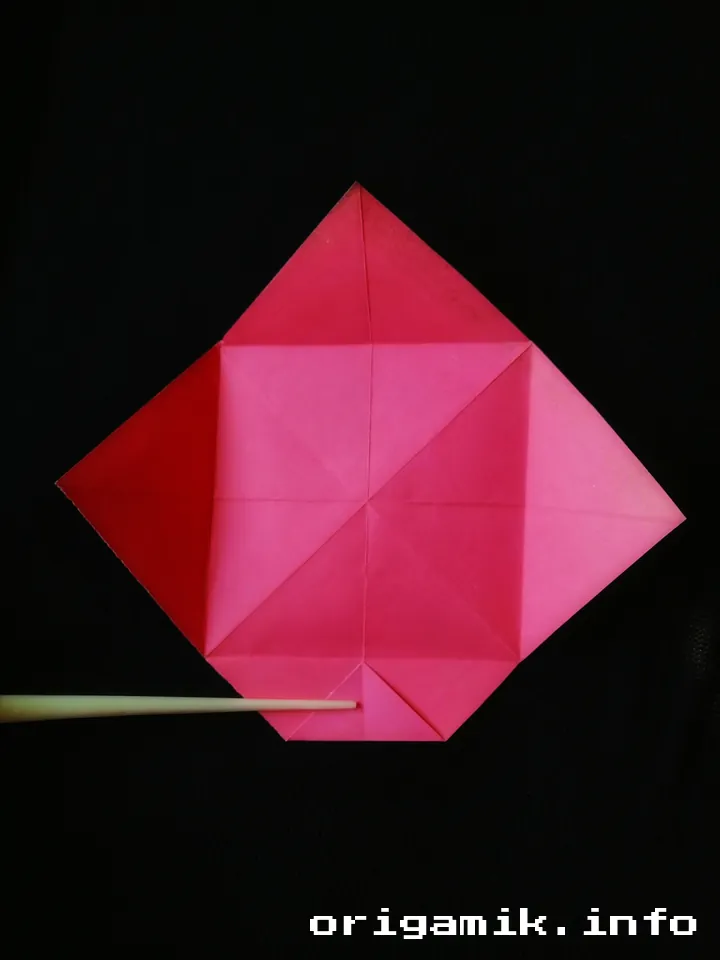 Origami secret heart box step 3 a