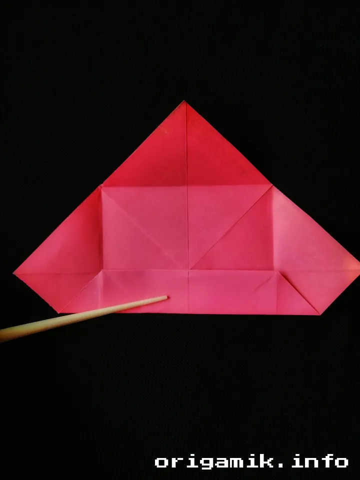 Origami secret heart box step 3 c