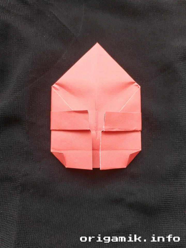 Origami storage box step 5 c