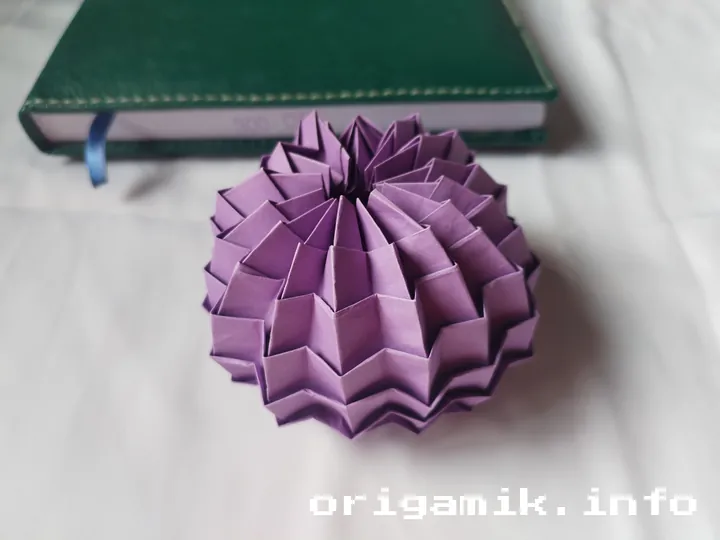 Origami stress ball final result 1