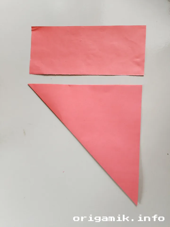 Origami 6 pointed star step 2 b