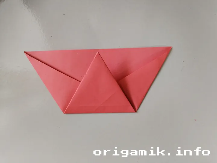 Origami 6 pointed star step 6 a