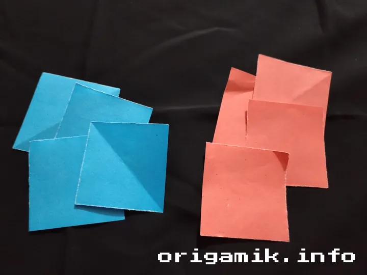 Origami 8 pointed star step 1