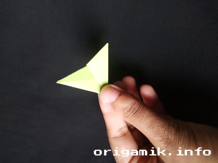 Origami dimond star step 5 a