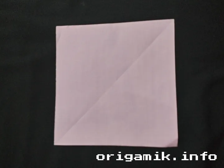 Origami magic box step 1