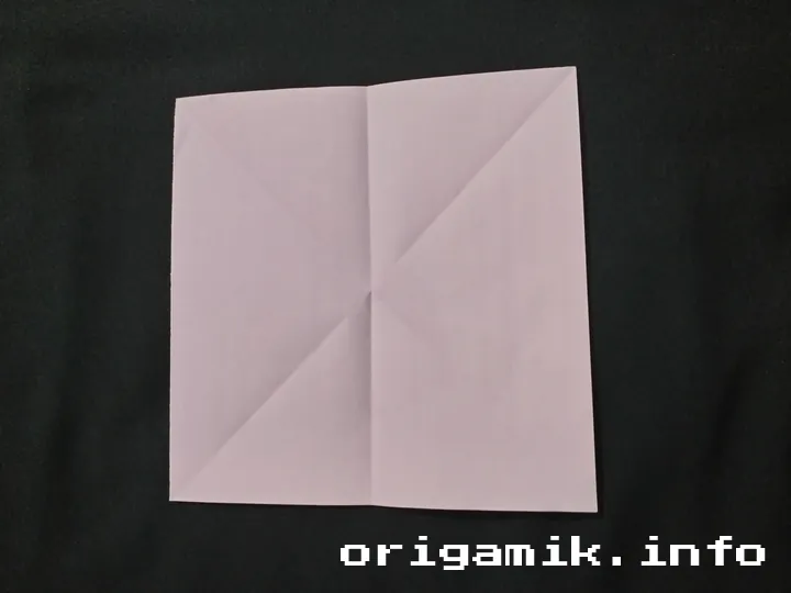 Origami magic box step 3 b