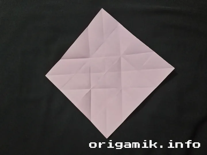 Origami magic box step 5 d