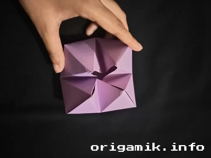 Origami magic box step 8 b