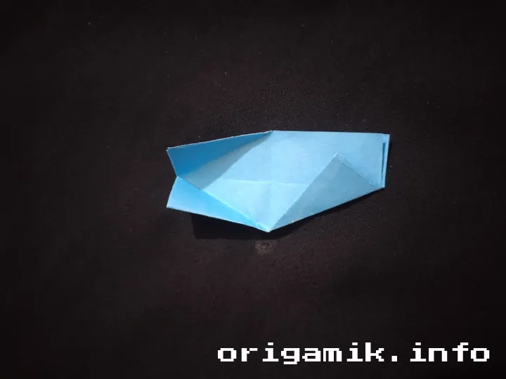 Origami pop up star step 3 d