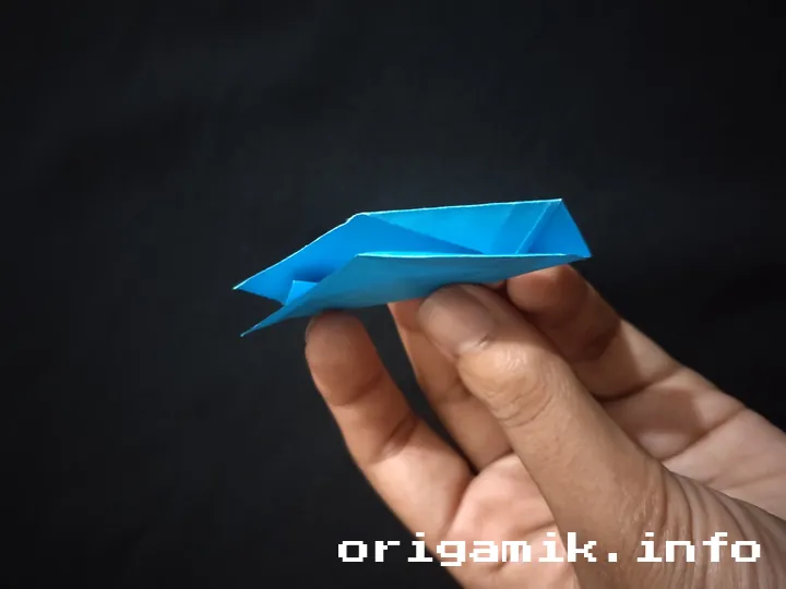 Origami pop up star step 4 e