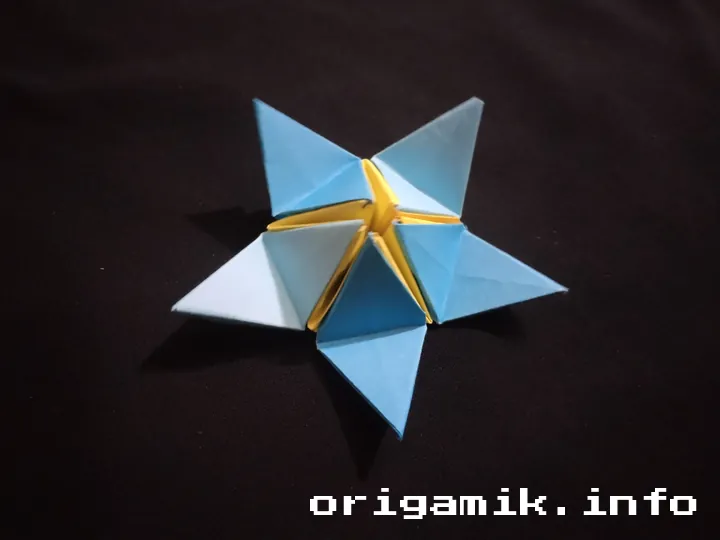 Origami pop up star step 7 a