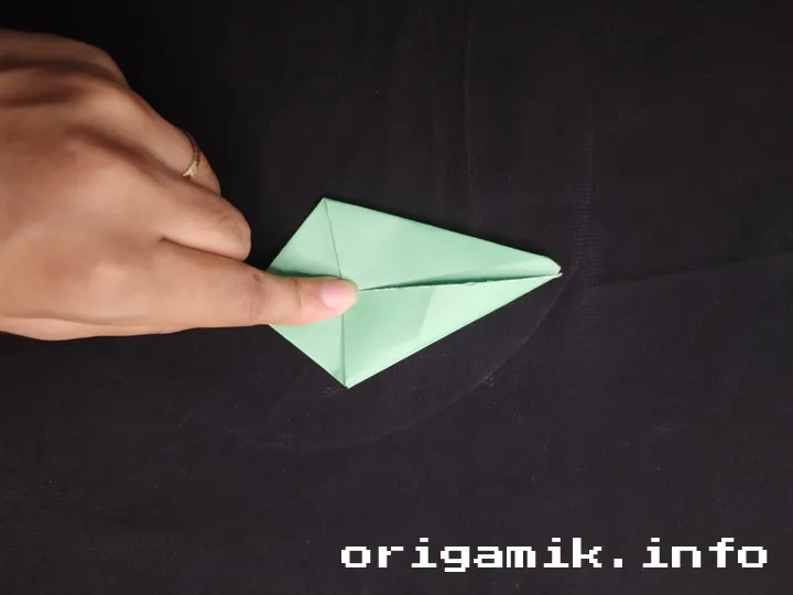 Origami star box step 5 b