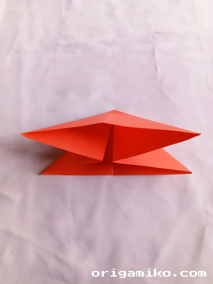Origami apple step 3 d
