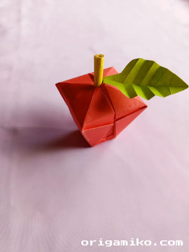 Origami apple step 5 f