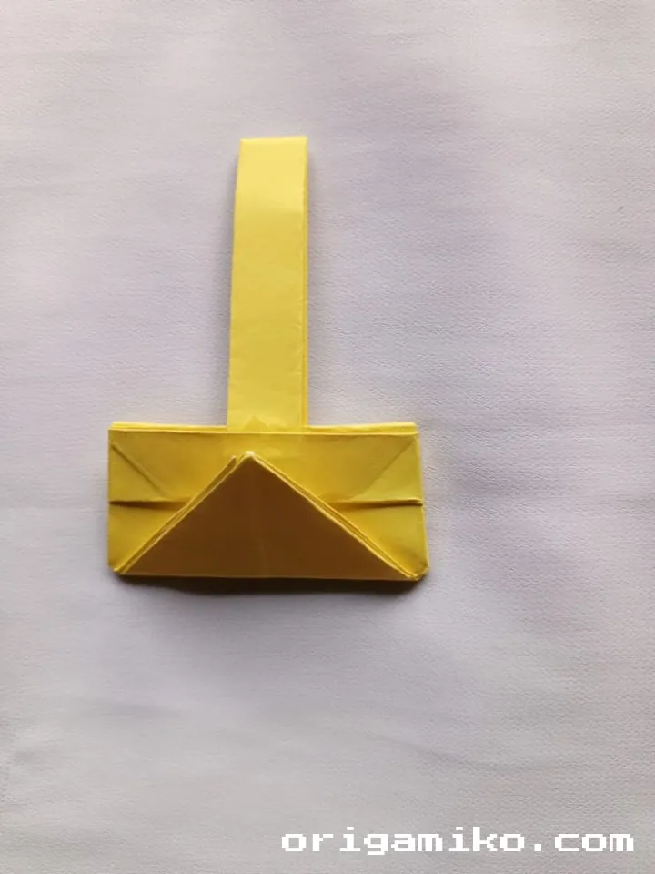 Origami basket step 10 b