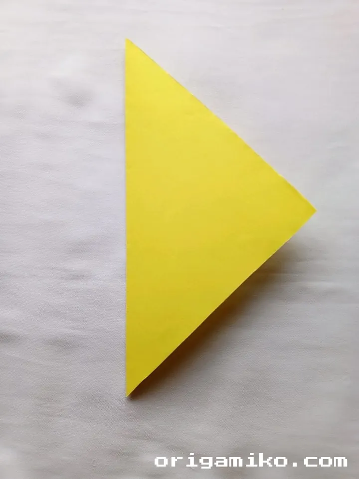 Origami basket step 1 b