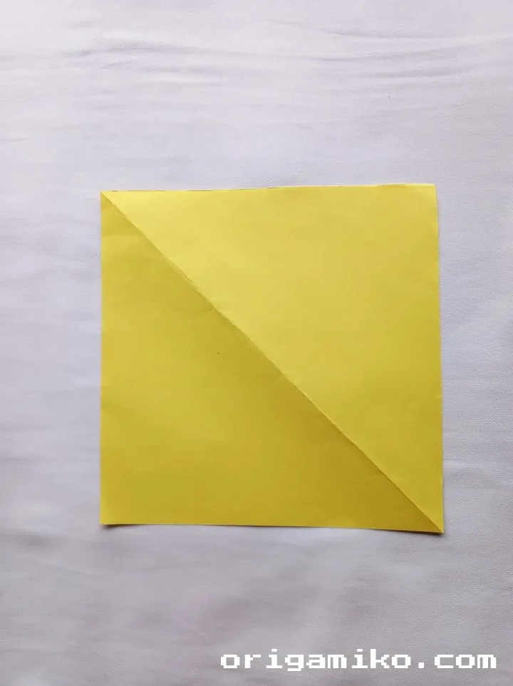 Origami basket step 2 a