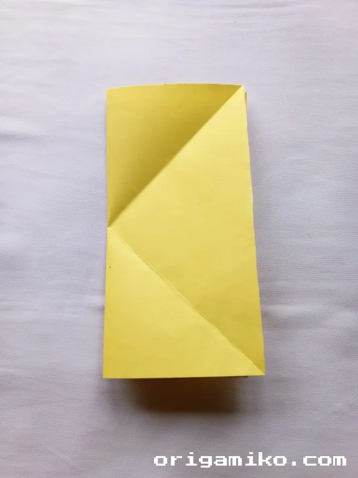 Origami basket step 3