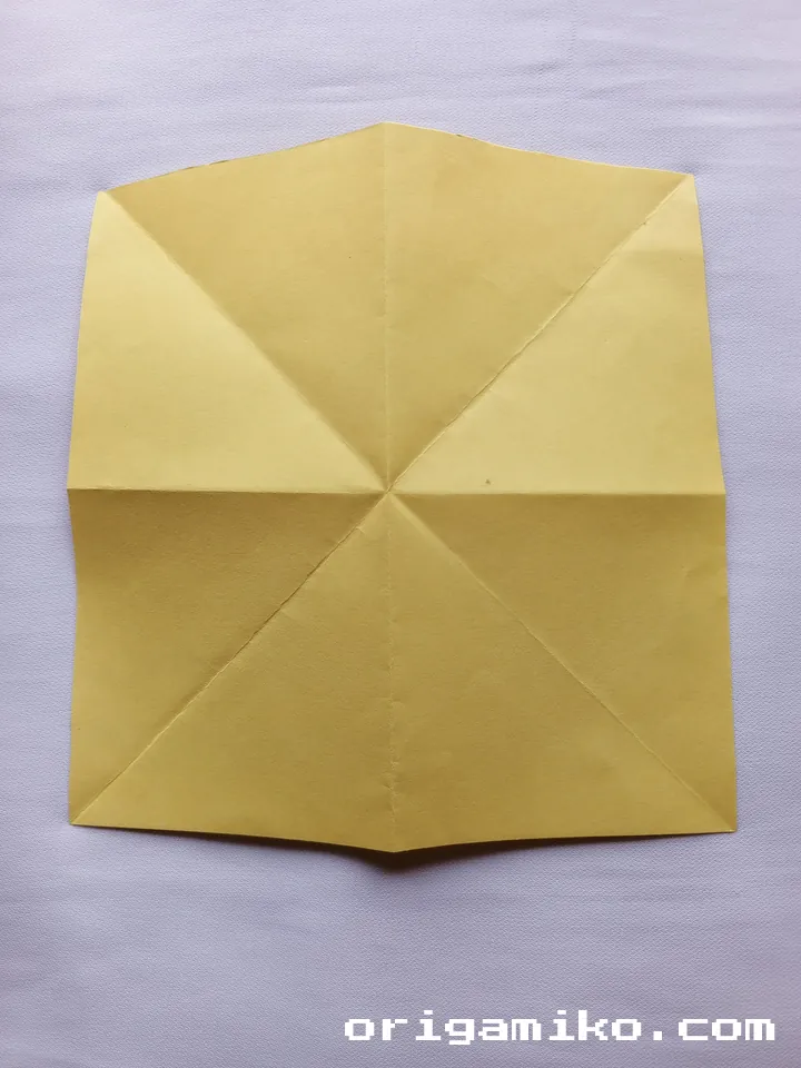 Origami basket step 3 c