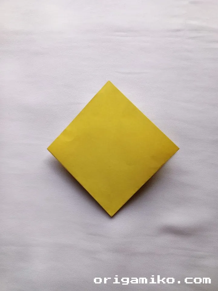 Origami basket step 4 a
