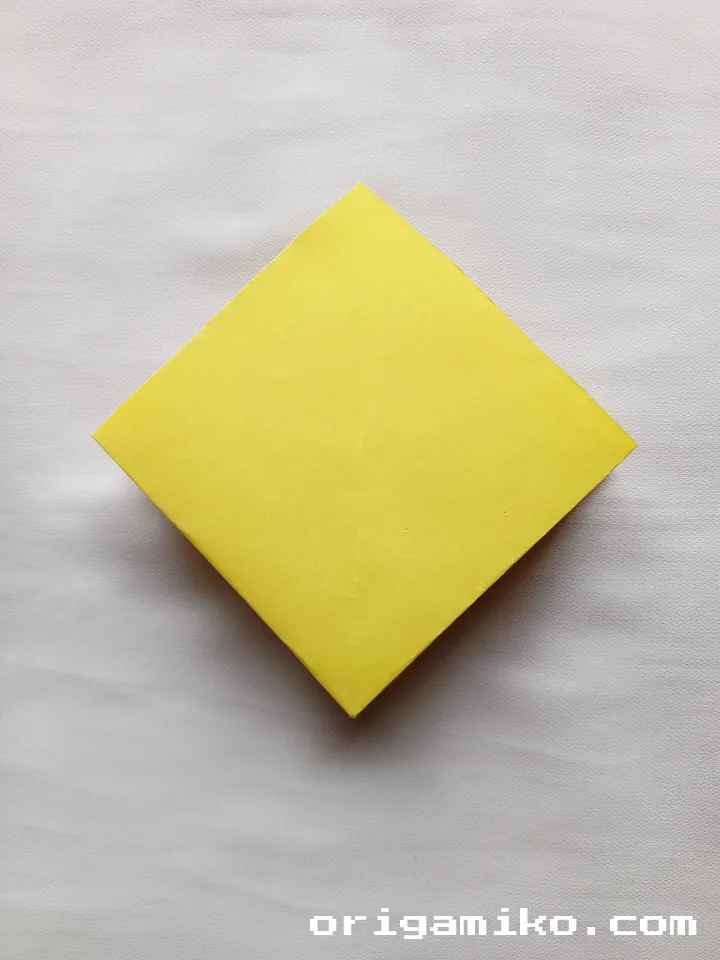 Origami basket step 4 e