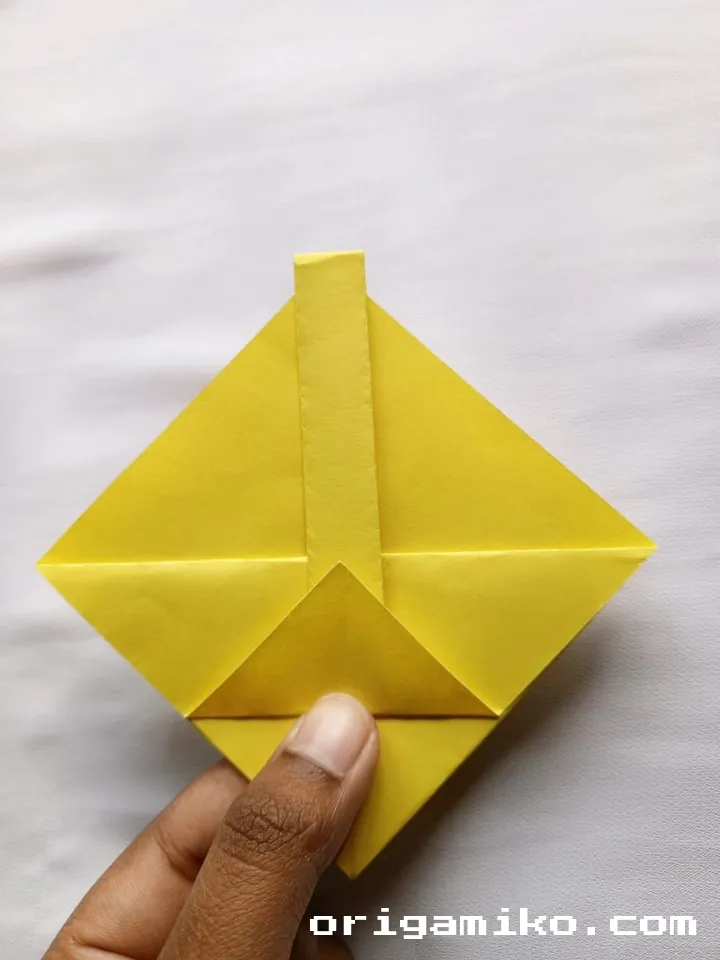 Origami basket step 6 a