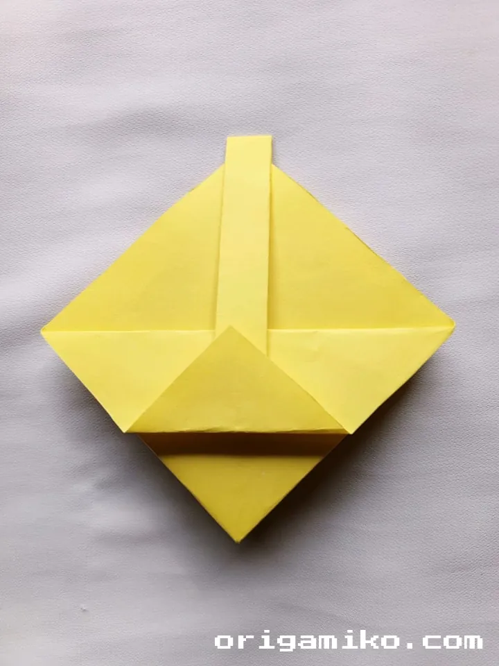 Origami basket step 6 d