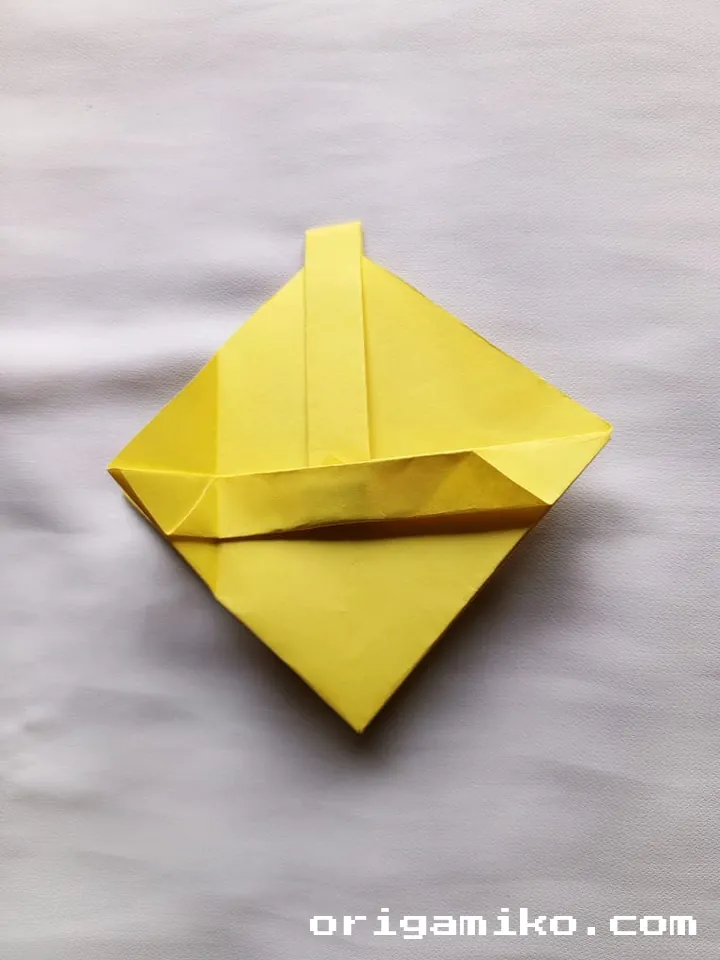 Origami basket step 7 a