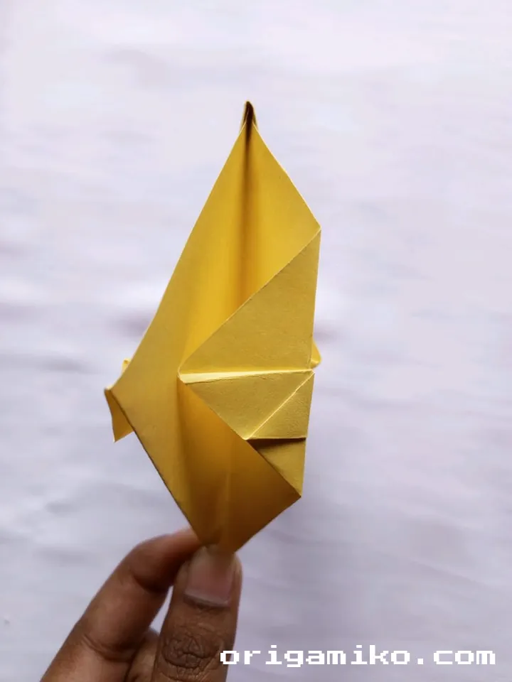 Origami basket step 8 a
