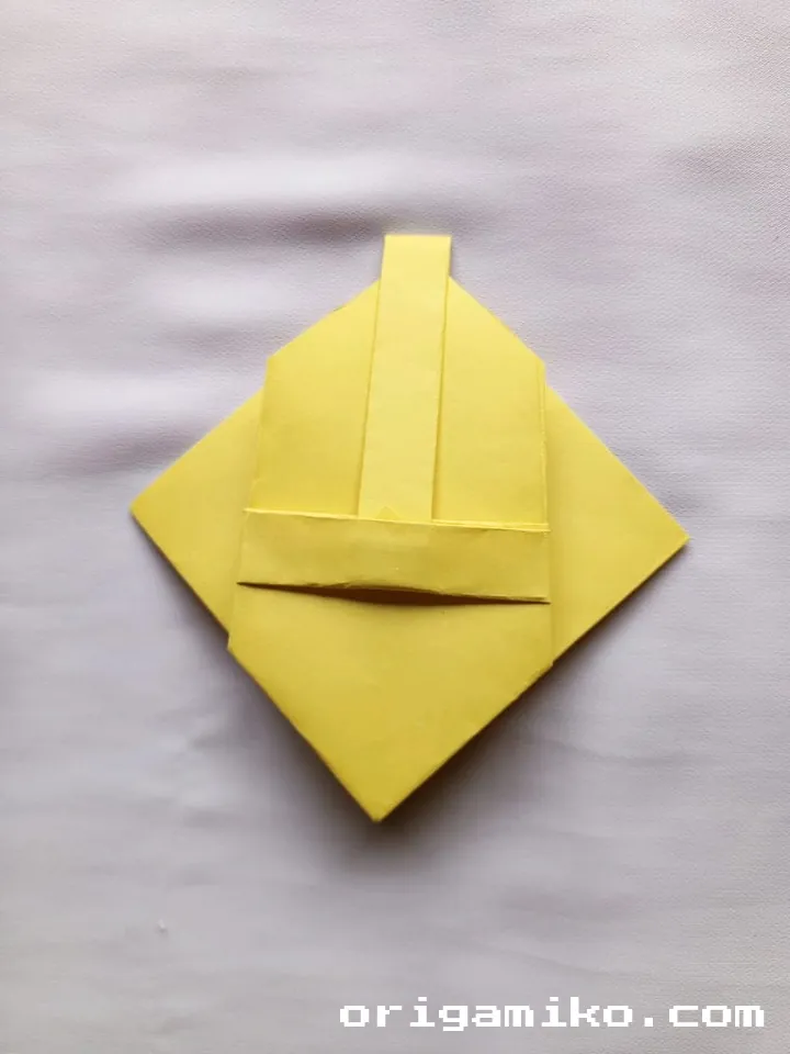 Origami basket step 8 b