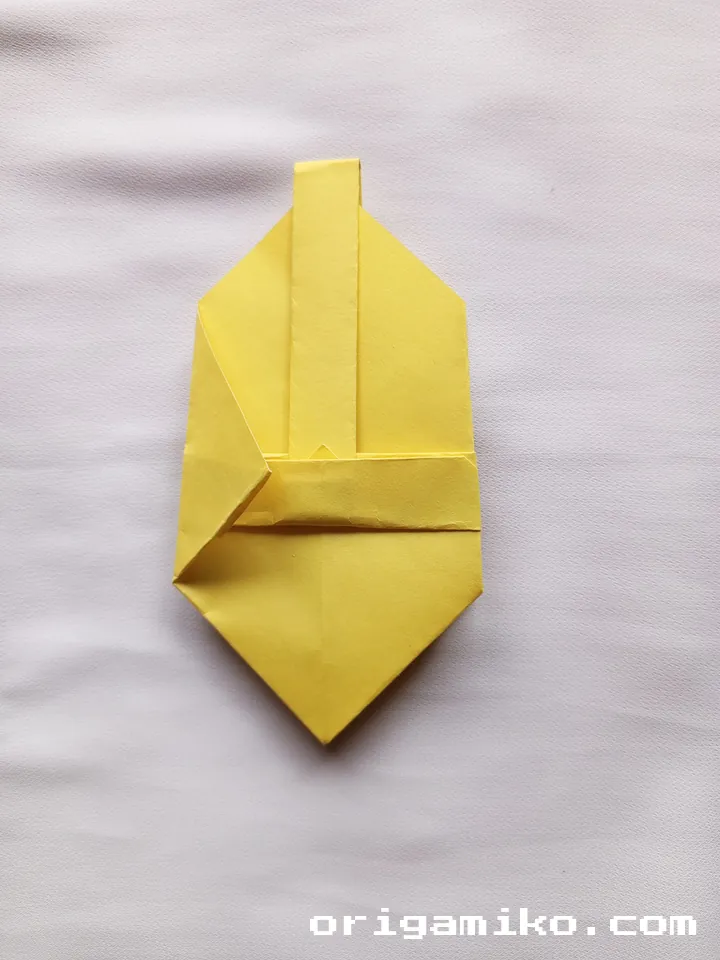 Origami basket step 8 d