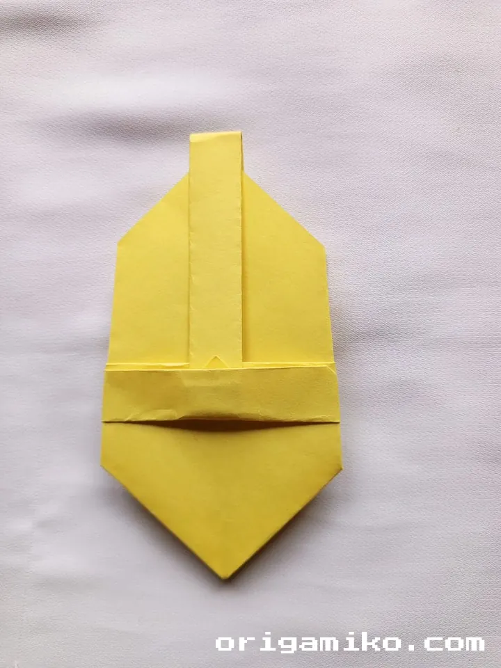 Origami basket step 8 e