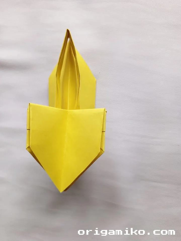 Origami basket step 9 b