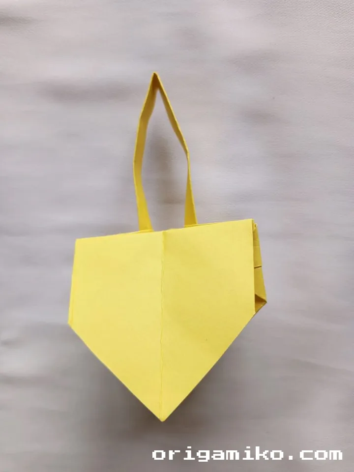 Origami basket step 9 d