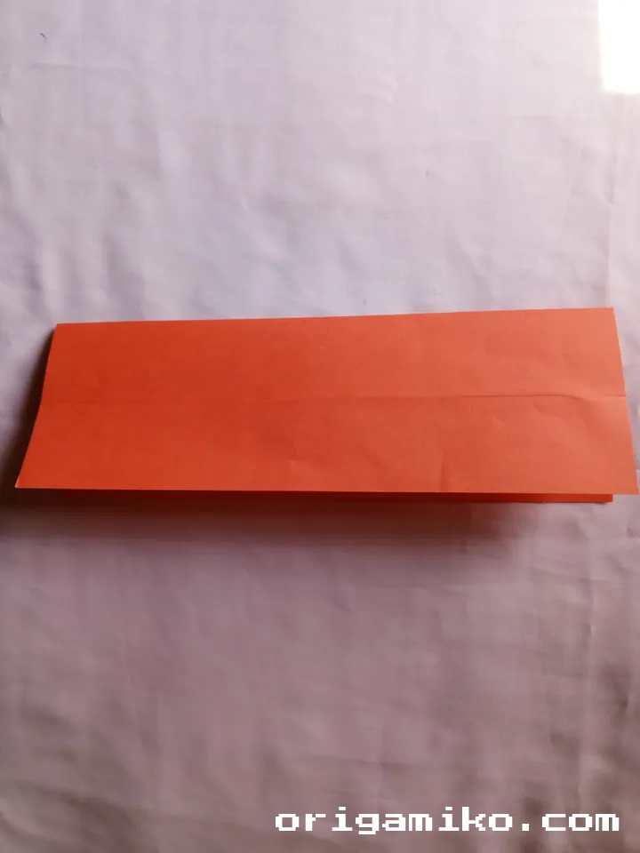 Origami canoe step 2 d