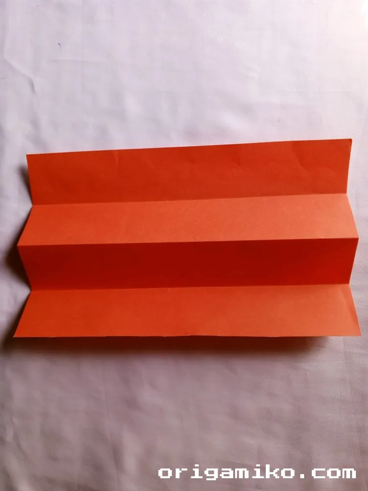 Origami canoe step 2 f