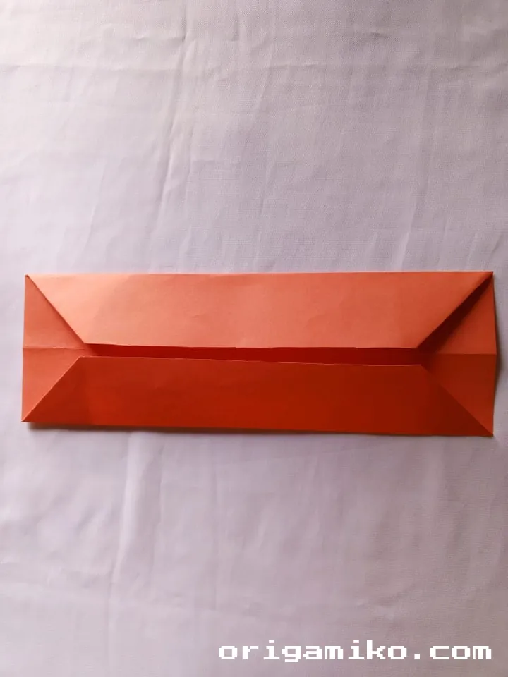 Origami canoe step 3 b