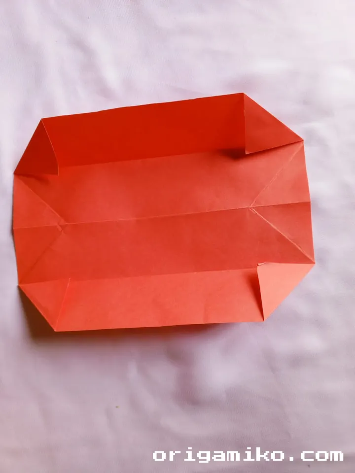 Origami canoe step 4 c