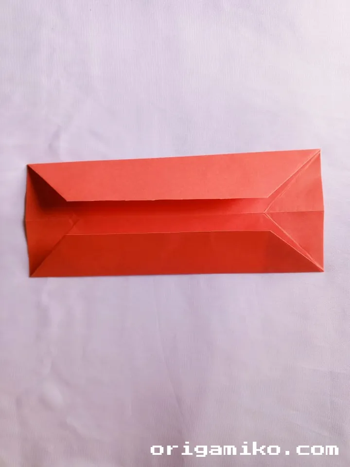 Origami canoe step 5 a