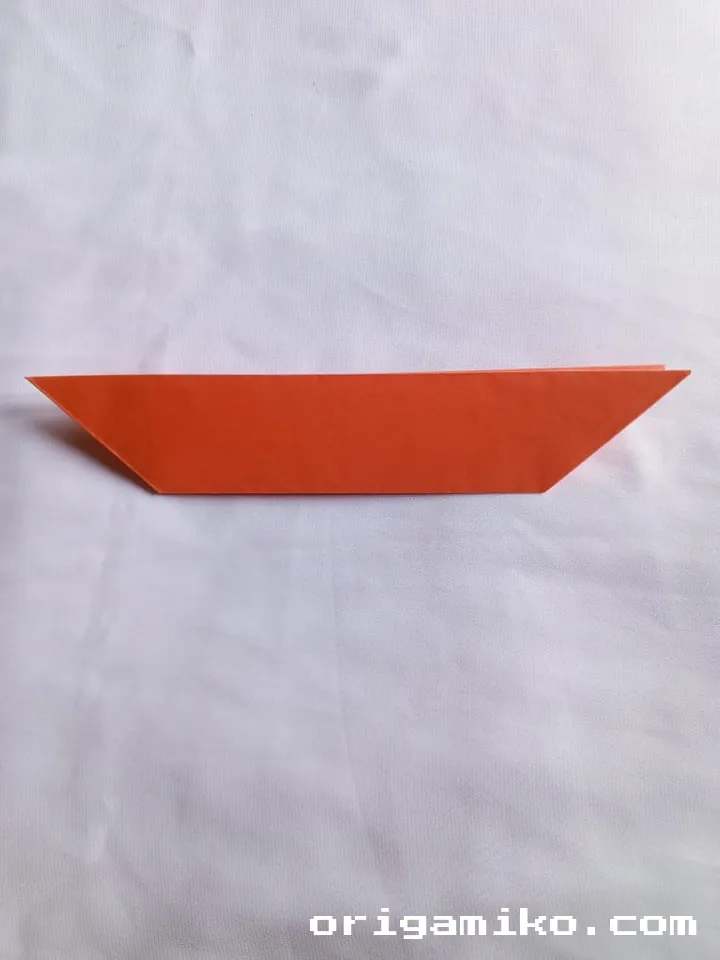 Origami canoe step 5 c