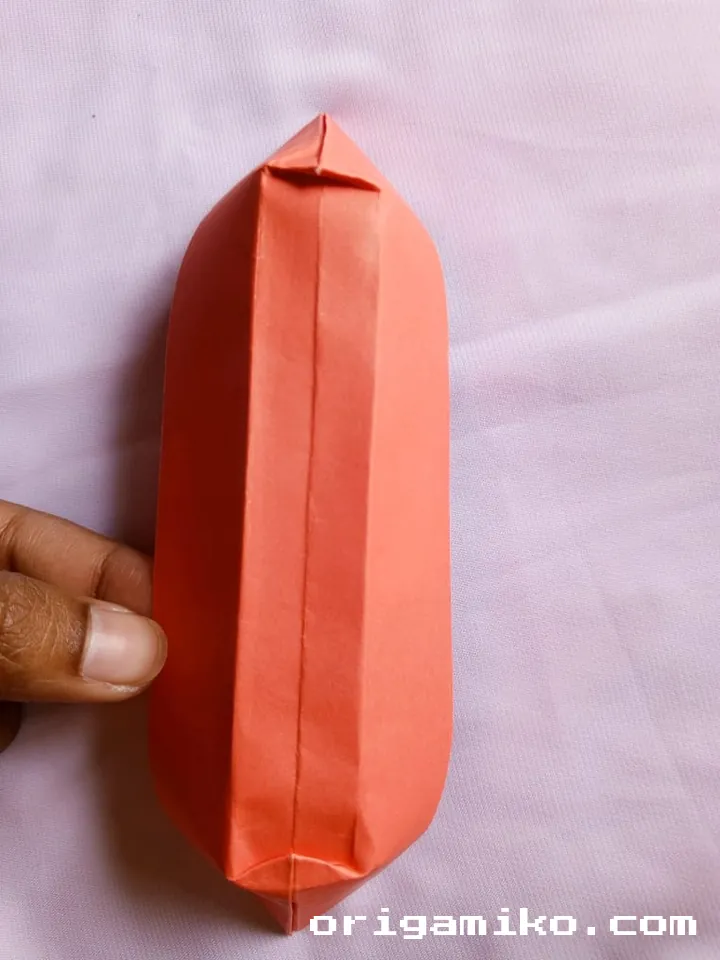 Origami canoe step 5 g